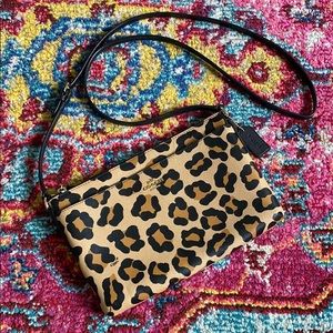 Coach leopard crossbody